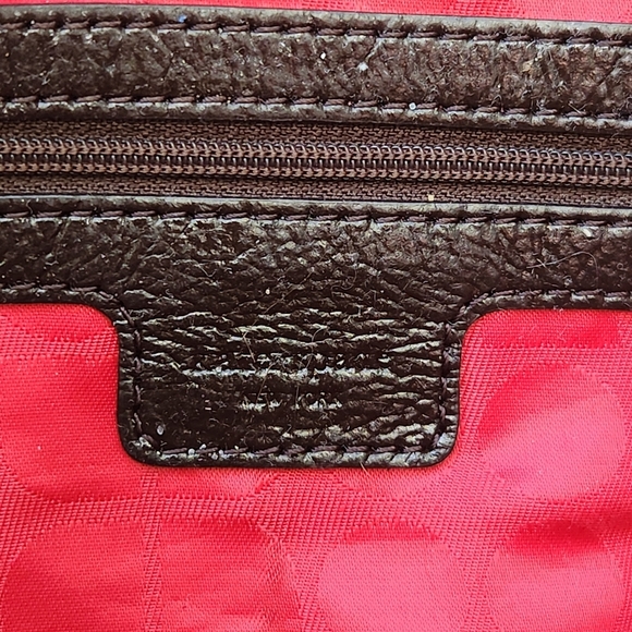 Kate Spade New York Handbag Tote Brown Nylon Shoulder Bag Double Handle Purse - Picture 10 of 13